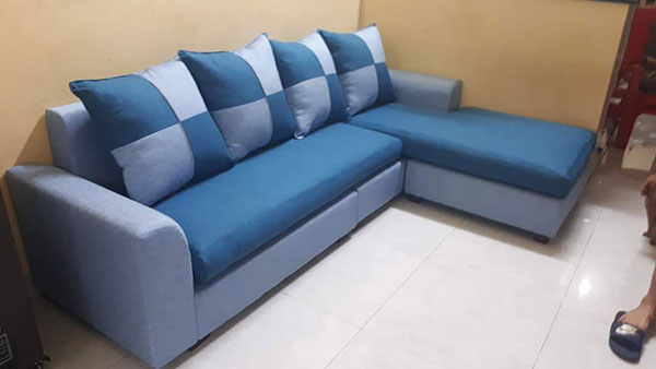 mẫu ghế sofa chữ l mini nổi bật