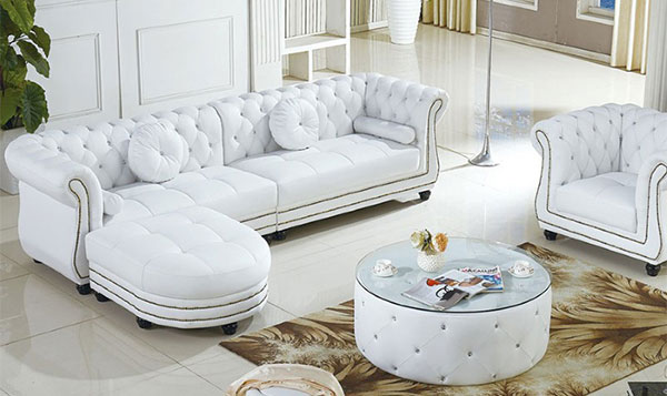 mẫu ghế sofa chữ L tân cổ điển