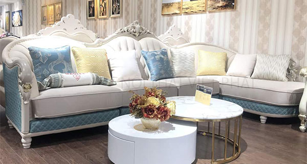 mẫu ghế sofa da tân cổ điển đẹp nhất