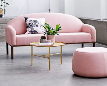 mẫu sofa hồng nổi bật