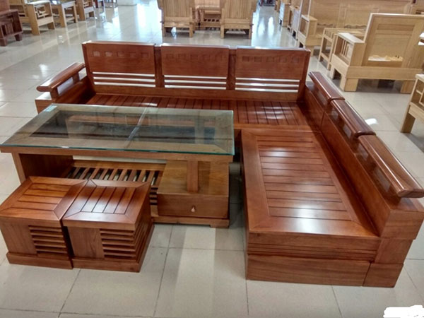 Các loại gỗ tự nhiên thường dùng làm bàn ghế gỗ phòng khách bền đẹp