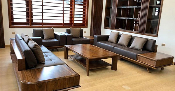 Mẫu bàn ghế gỗ dành cho phòng khách siêu đẹp