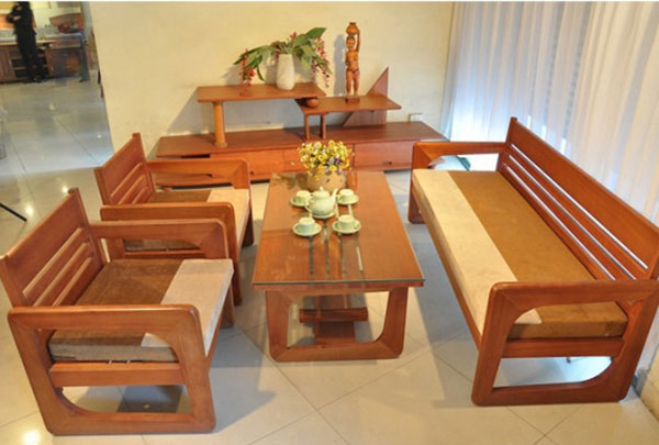 mẫu bàn ghế gỗ phòng khách đẹp