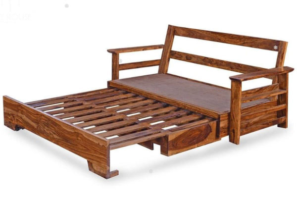 mẫu ghế sofa bed bằng gỗ siêu đẹp