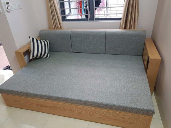 mẫu ghế sofa giường bằng gỗ đẹp nhất