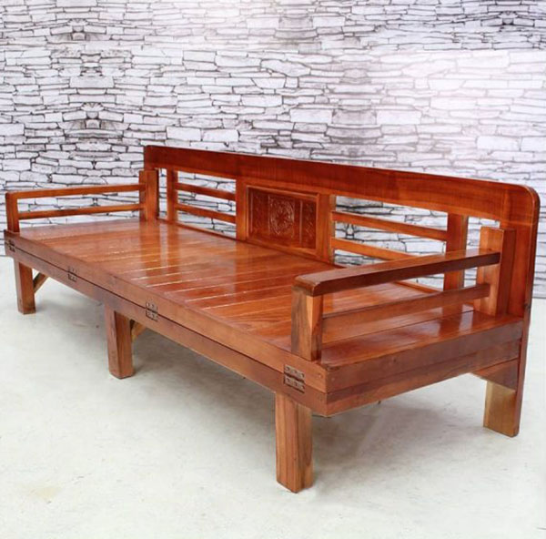 mẫu sofa giường bằng gỗ siêu đẹp