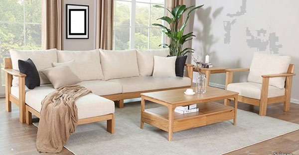 Sofa gỗ công nghiệp