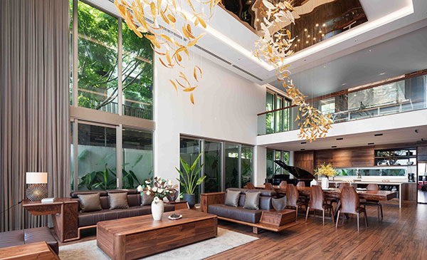 Đặc điểm nổi bật của sofa gỗ óc chó