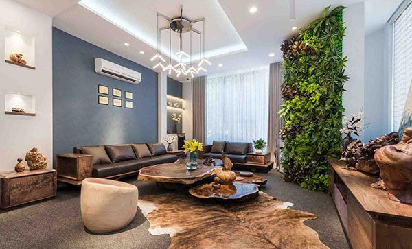 Mẫu sofa gỗ óc chó giá rẻ