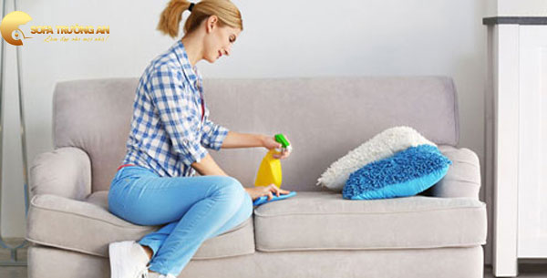 Cách vệ sinh sofa nỉ hiệu quả