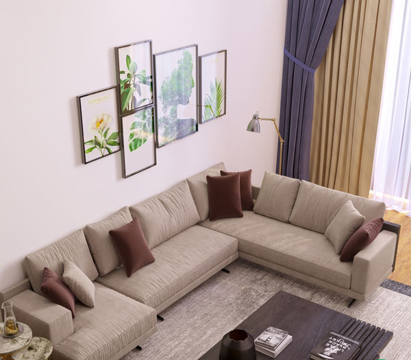 Chất liệu bọc sofa góc bền đẹp