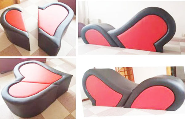 Một số ghế tình yêu phổ biến hiện nay