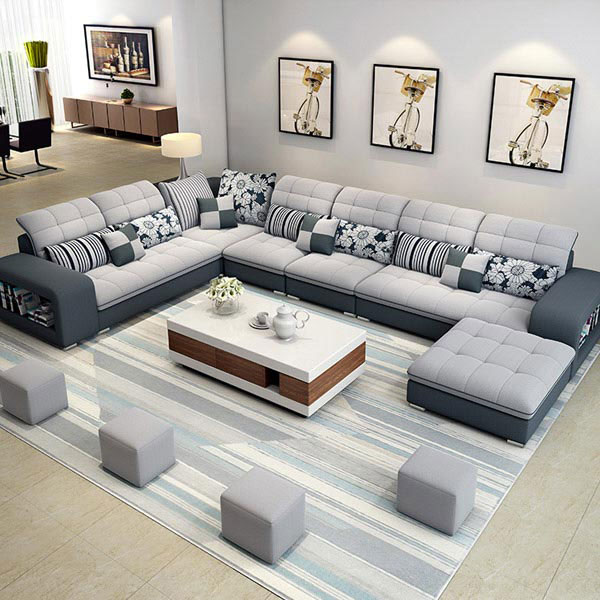 Sofa chữ L và sofa chữ U khác nhau thế nào