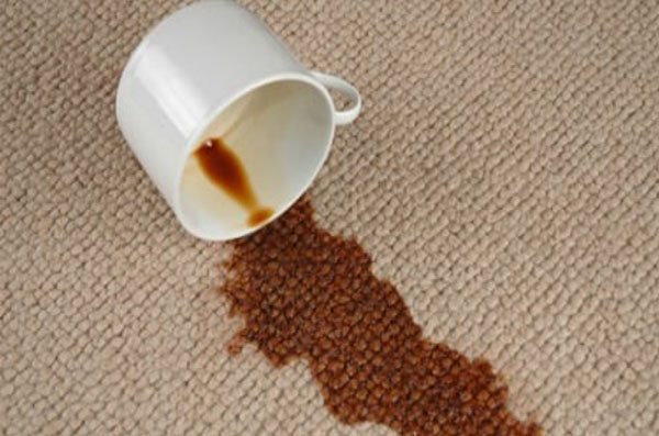 xử lý làm sạch sofa bị đổ cà phê