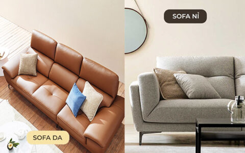 nên mua sofa hay sofa nỉ