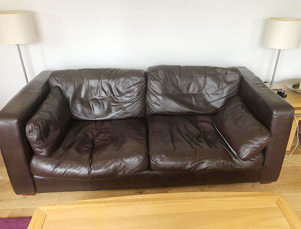 nguyên nhân ghế sofa bị lún