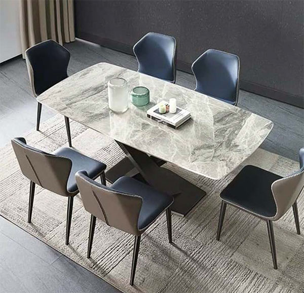 cách chọn bàn ăn mặt đá tự nhiên và nhân tạo