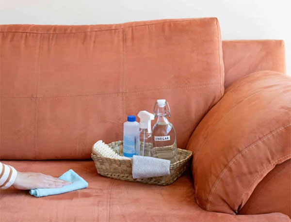 vệ sinh sofa da lộn
