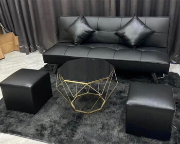 chọn sofa màu đen cho phòng khách không
