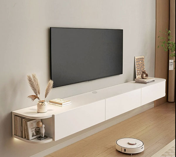 Chi tiết chiều cao kệ tivi phòng ngủ
