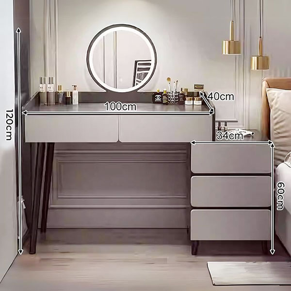 Kích thước bàn trang điểm